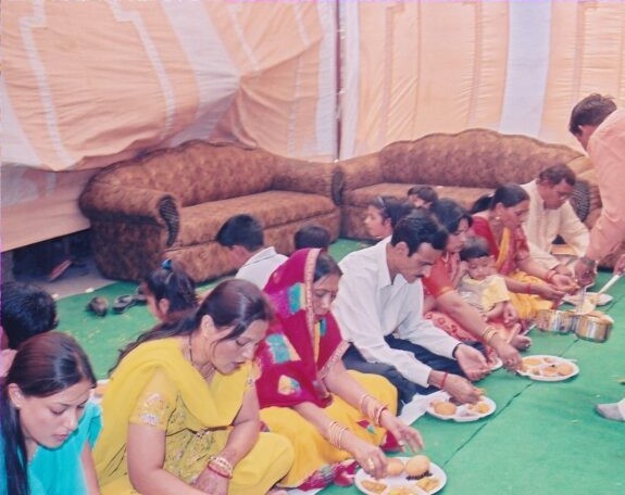 Community meal gathering